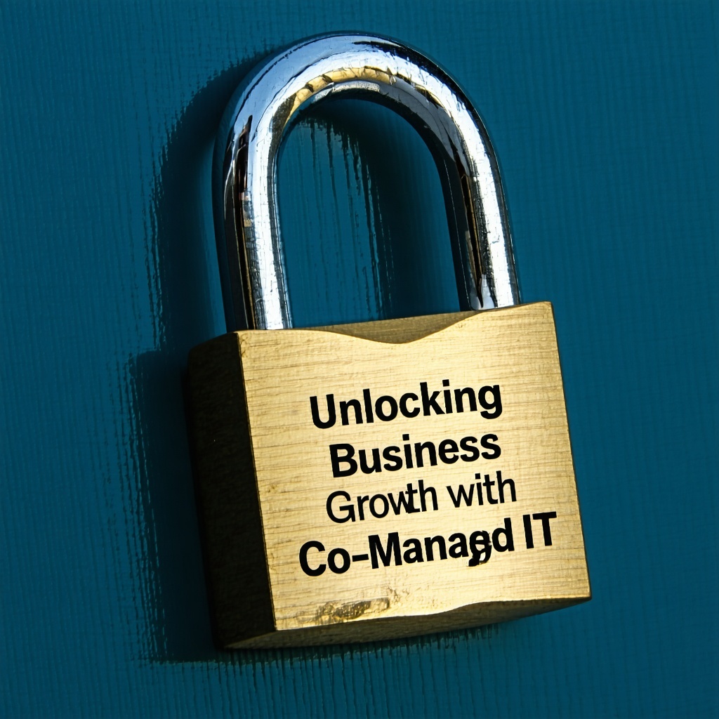 A LOCK THAT SAYS Unlocking Business Growth with CoManaged IT-3